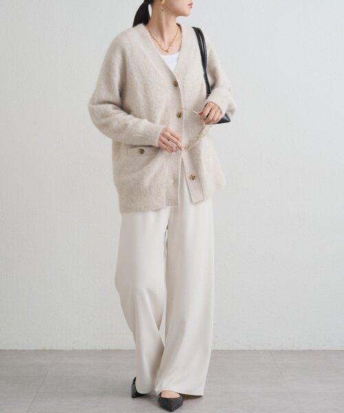 LOUNGEDRESS（ラウンジドレス）の「イージーワイドパンツ（その他パンツ・レディース・ブラウン/ピンク/ブラック/アイボリー・SMALL/MEDIUM）」の14枚目の写真