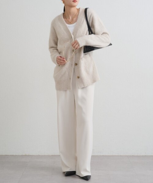 LOUNGEDRESS（ラウンジドレス）の「イージーワイドパンツ（その他パンツ・レディース・ブラウン/ピンク/ブラック/アイボリー・SMALL/MEDIUM）」の15枚目の写真