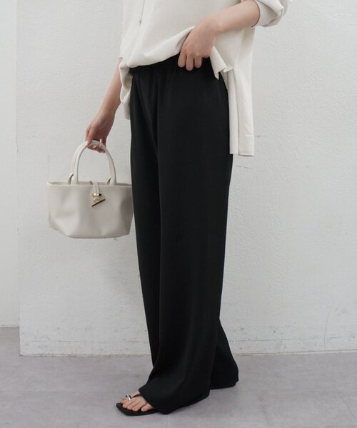 LOUNGEDRESS(ラウンジドレス)の「イージーワイドパンツ(その他パンツ・レディース・ブラウン/ピンク/ブラック/アイボリー・SMALL/MEDIUM)」の7枚目の写真