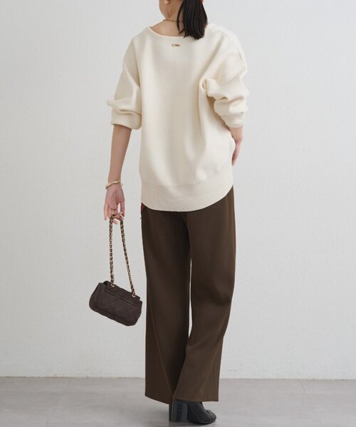 LOUNGEDRESS(ラウンジドレス)の「イージーワイドパンツ(その他パンツ・レディース・ブラウン/ピンク/ブラック/アイボリー・SMALL/MEDIUM)」の12枚目の写真
