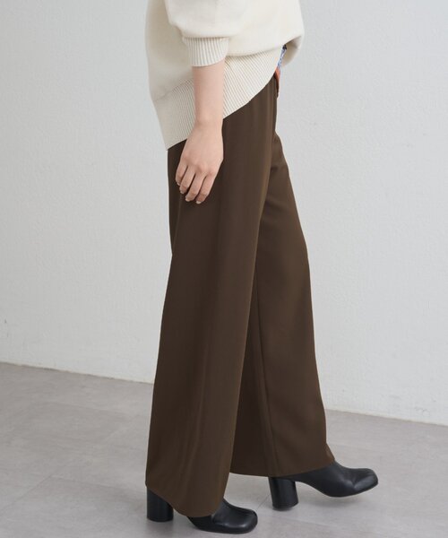 LOUNGEDRESS(ラウンジドレス)の「イージーワイドパンツ(その他パンツ・レディース・ブラウン/ピンク/ブラック/アイボリー・SMALL/MEDIUM)」の16枚目の写真