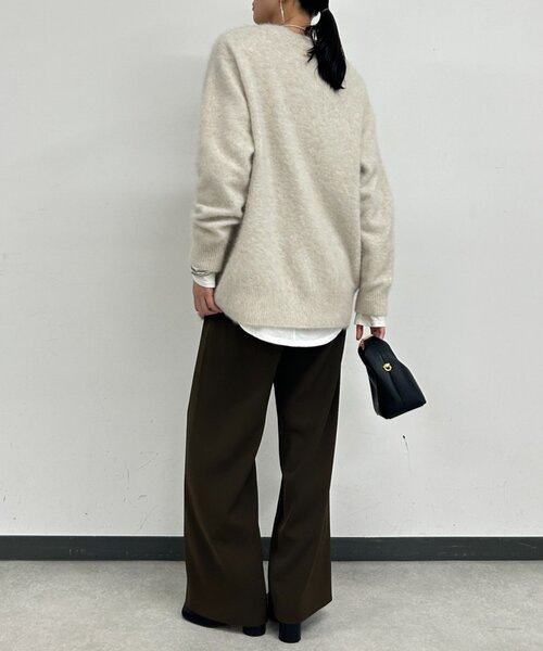 LOUNGEDRESS（ラウンジドレス）の「イージーワイドパンツ（その他パンツ・レディース・ブラウン/ピンク/ブラック/アイボリー・SMALL/MEDIUM）」の5枚目の写真