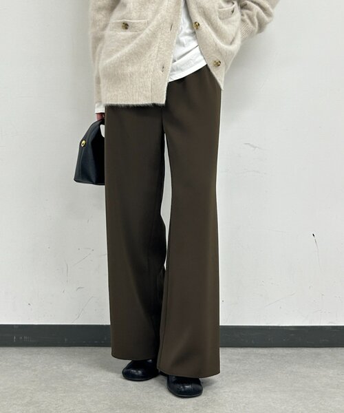 LOUNGEDRESS（ラウンジドレス）の「イージーワイドパンツ（その他パンツ・レディース・ブラウン/ピンク/ブラック/アイボリー・SMALL/MEDIUM）」の7枚目の写真