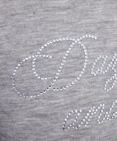 clear（クリア）の「チョーカー付きラインストーンロゴトップス［韓国ファッション カジュアル Y2K］≪AW新作≫（Tシャツ/カットソー・レディース・グレー/ブラック/グレイッシュベージュ・F）」の18枚目の写真