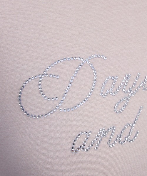 clear（クリア）の「チョーカー付きラインストーンロゴトップス［韓国ファッション カジュアル Y2K］≪AW新作≫（Tシャツ/カットソー・レディース・グレー/ブラック/グレイッシュベージュ・F）」の19枚目の写真