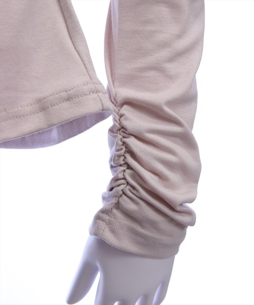 clear（クリア）の「チョーカー付きラインストーンロゴトップス［韓国ファッション カジュアル Y2K］≪AW新作≫（Tシャツ/カットソー・レディース・グレー/ブラック/グレイッシュベージュ・F）」の6枚目の写真