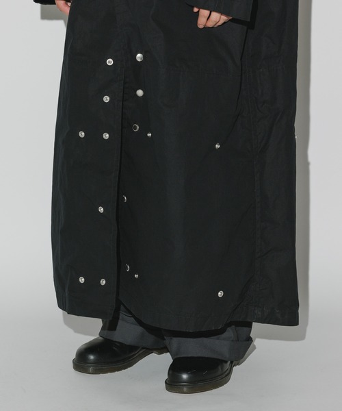 TAKAHIROMIYASHITATheSoloIst.（タカヒロミヤシタザソロイスト）の「TAKAHIROMIYASHITATheSoloIst./タカヒロミヤシタザソロイスト horse riding coat. Longコート（ステンカラーコート・メンズ・ブラック・50）」の18枚目の写真