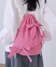 kutir（クティール）の「【新色追加】リボンフリルアソートナップザック（バックパック/リュック）」