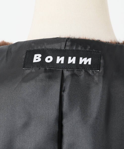 Bonum（ボナム）の「レオパードBOXYフェイクファーブルゾン（その他アウター・レディース・ブラウン・FREE）」の3枚目の写真