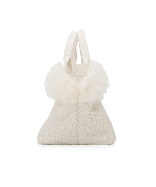 couture brooch（クチュールブローチ）の「ボアチュールデザインバッグ（ハンドバッグ・レディース・アイボリー/ブラック・00）」の5枚目の写真