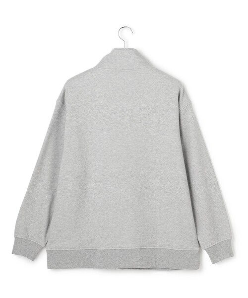 J.PRESS YORK STREET(ジェイプレスヨークストリート)の「【UNISEX】裏毛ロゴハーフジップ スウェット(Tシャツ/カットソー・メンズ・アイボリー系/ブラック系/ライトグレー系/ダークグリーン系・SMALL/MEDIUM/LARGE)」の10枚目の写真