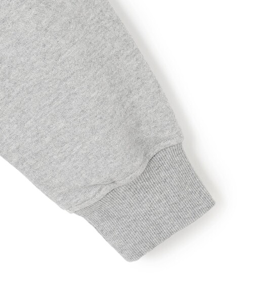 J.PRESS YORK STREET(ジェイプレスヨークストリート)の「【UNISEX】裏毛ロゴハーフジップ スウェット(Tシャツ/カットソー・メンズ・アイボリー系/ブラック系/ライトグレー系/ダークグリーン系・SMALL/MEDIUM/LARGE)」の12枚目の写真