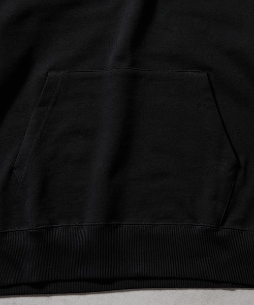 FIRM COTTON KANGAROO POCKET L/S SWEATSHIRT / ファーム