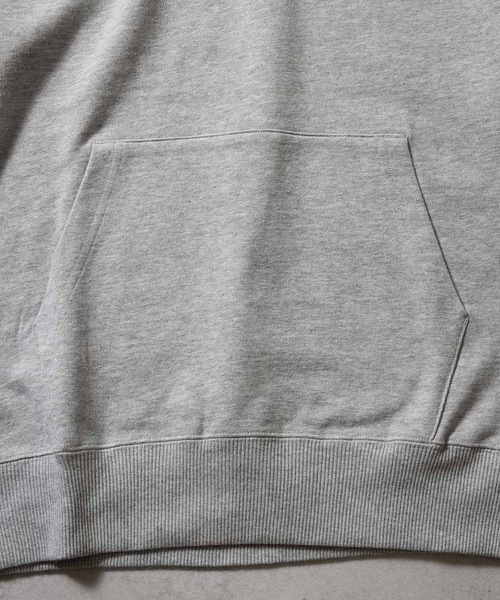 FIRM COTTON KANGAROO POCKET L/S SWEATSHIRT / ファーム
