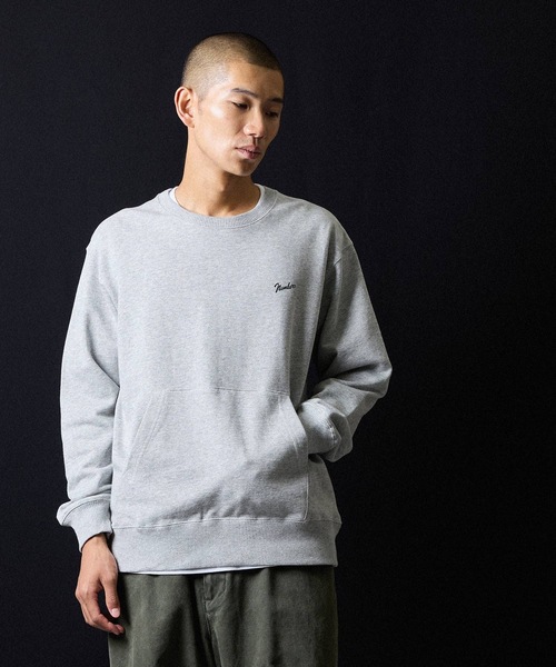 FIRM COTTON KANGAROO POCKET L/S SWEATSHIRT / ファーム コットン