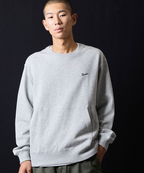 FIRM COTTON KANGAROO POCKET L/S SWEATSHIRT / ファーム コットン