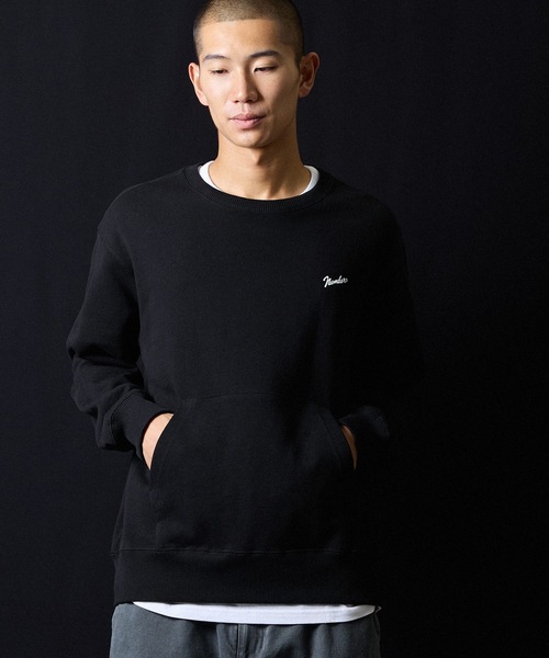 FIRM COTTON KANGAROO POCKET L/S SWEATSHIRT / ファーム コットン