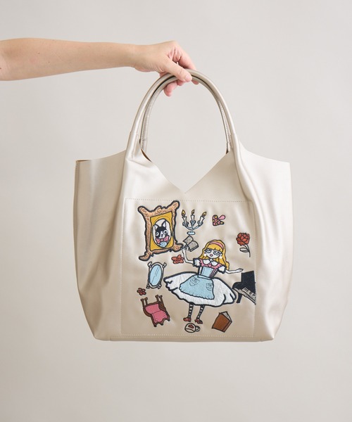 Paradise Picnic(パラダイスピクニック)の「LITAトートバッグ(トートバッグ・レディース・シルバー系その他/ピンク/ブラック/シルバー/ブラック系その他・FREE)」の9枚目の写真