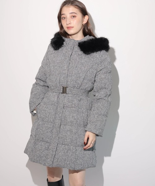 ベルテッド中綿ジャケット（ダウンジャケット/コート）｜Rirandture