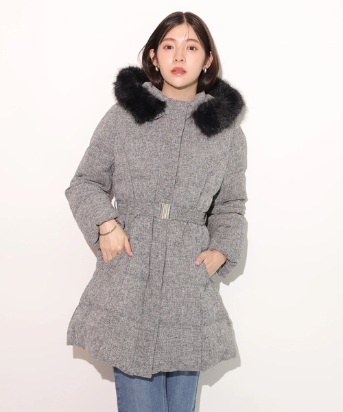 新品　Rirandtureリランドチュールベルテッド中綿ジャケット　ダウン ベルテッド中綿ジャケット（ダウンジャケット/コート）｜Rirandture