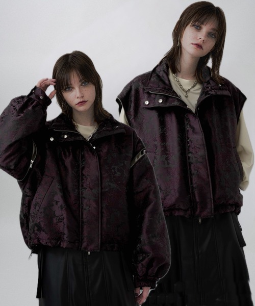 2WAYエアサーマルジャガードブルゾン(HARE)（ブルゾン）｜HARE