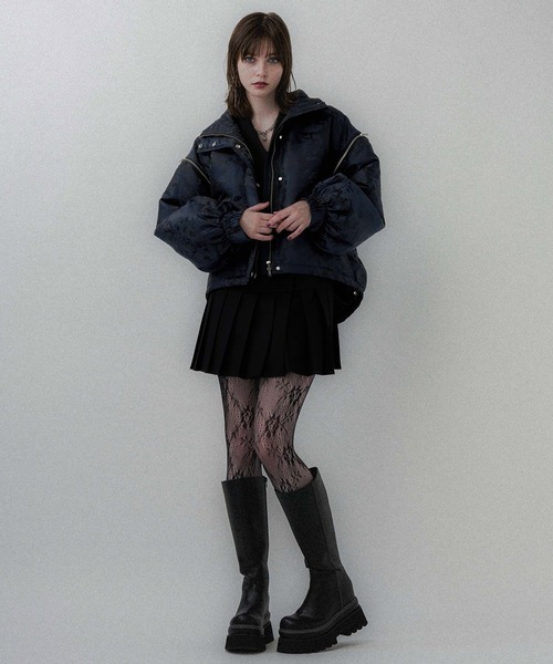 HARE 2WAY エアサーマルジャガードブルゾン　ブラック　オレンジ HARE 2WAY エアサーマルジャガードブルゾン ブラック オレンジ