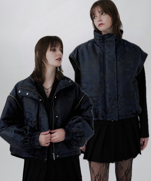 セール】2WAYエアサーマルジャガードブルゾン(HARE)（ブルゾン）｜HARE