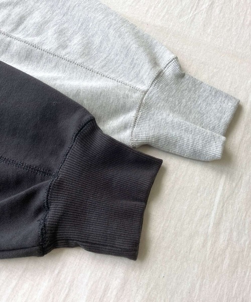 Q(キュー)の「裏毛ラメステッチカーデ(カーディガン/ボレロ・レディース・ライトグレー/チャコールグレー・MEDIUM)」の19枚目の写真