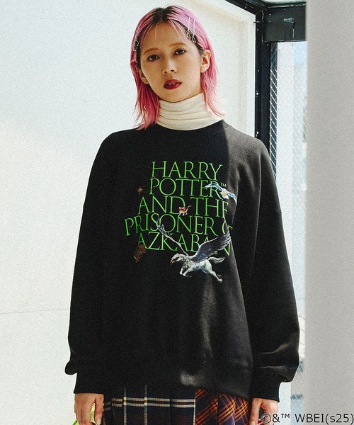 ROSE BUD(ローズバッド)の「(COLSUN)THE PRISONER OF AZKABAN SWEATSHIRTS(スウェット・レディース・ブラック/グレー・M)」の3枚目の写真