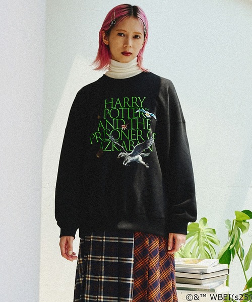 ROSE BUD(ローズバッド)の「(COLSUN)THE PRISONER OF AZKABAN SWEATSHIRTS(スウェット・レディース・ブラック/グレー・M)」の5枚目の写真