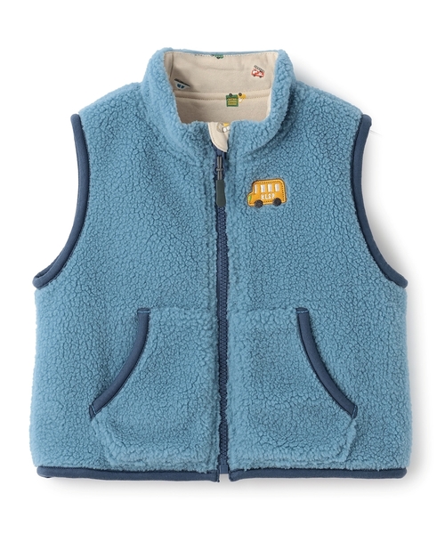 リバーシブルボアベスト リバーシブルボアベスト（ベスト）｜FRAMeWORK