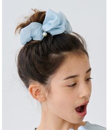 pom ponette junior（ポンポネットジュニア）の「オーガンジーボリュームシュシュ（その他ヘアアクセサリー）」