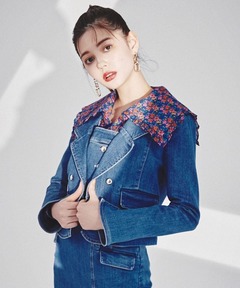 ツイーディーデニムブルゾン / Tweedy Denim Blouson（デニム