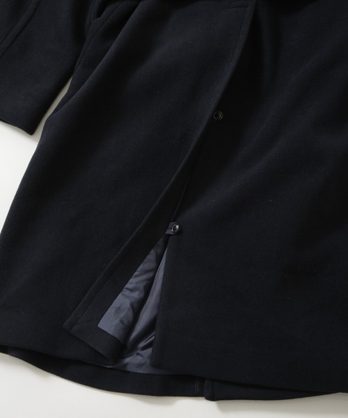 NANO universe（ナノユニバース）の「「HOTEL PALACE」ウールカシミヤ ロングコート（その他アウター・メンズ・チャコール/ネイビー/ブラック・M/L）」の13枚目の写真