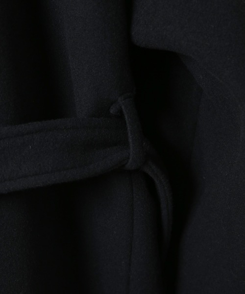 NANO universe（ナノユニバース）の「「HOTEL PALACE」ウールカシミヤ ロングコート（その他アウター・メンズ・チャコール/ネイビー/ブラック・M/L）」の22枚目の写真