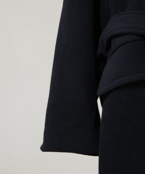 NANO universe（ナノユニバース）の「「HOTEL PALACE」ウールカシミヤ ロングコート（その他アウター・メンズ・チャコール/ネイビー/ブラック・M/L）」の7枚目の写真