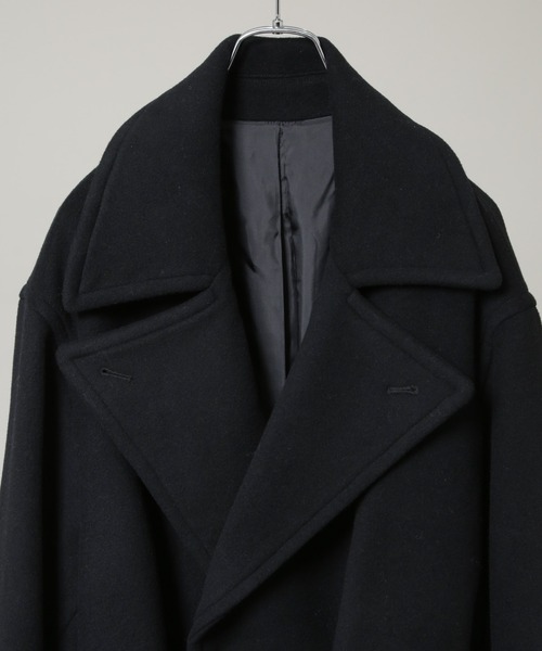 NANO universe（ナノユニバース）の「「HOTEL PALACE」ウールカシミヤ ロングコート（その他アウター・メンズ・チャコール/ネイビー/ブラック・M/L）」の20枚目の写真