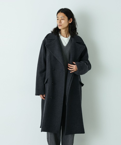 【新品】ネイビーウールコート trim_ofkss_item99357aee9f1f11e