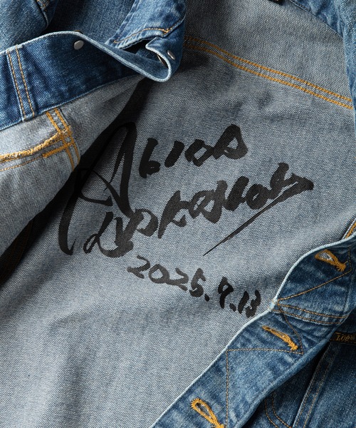 Lee(リー)の「【AKINA NAKAMORI × Lee】Denim Jacket for men(デニムジャケット・メンズ・ブルー系その他・MEDIUM/LARGE/X-LARGE)」の6枚目の写真