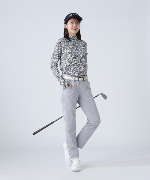 PEARLY GATES（パーリーゲイツ）の「【PEARLY GATES】綿ベア天竺長袖ハイネックカットソー ＜NICO総柄＞（Tシャツ/カットソー・レディース・ホワイト系その他・SMALL/MEDIUM）」の7枚目の写真