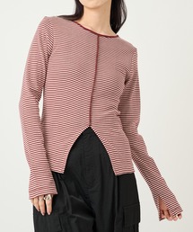 【Robert P. Miller】パネルリブ スリット プルオーバー RM254-2247