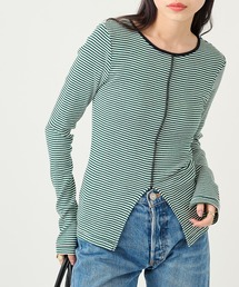 【Robert P. Miller】パネルリブ スリット プルオーバー RM254-2247