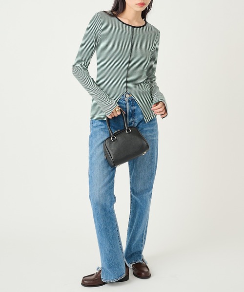 MILLER(ミラー)の「【Robert P. Miller】パネルリブ スリット プルオーバー RM254-2247(Tシャツ/カットソー・レディース・ネイビー/イエロー/その他2/その他3/その他5/グリーン/ブラウン/ライトグレー/レッド/マルチ/アイボリー/ブラック/その他6/その他4/ブルー/レッド系その他2・FREE)」の21枚目の写真