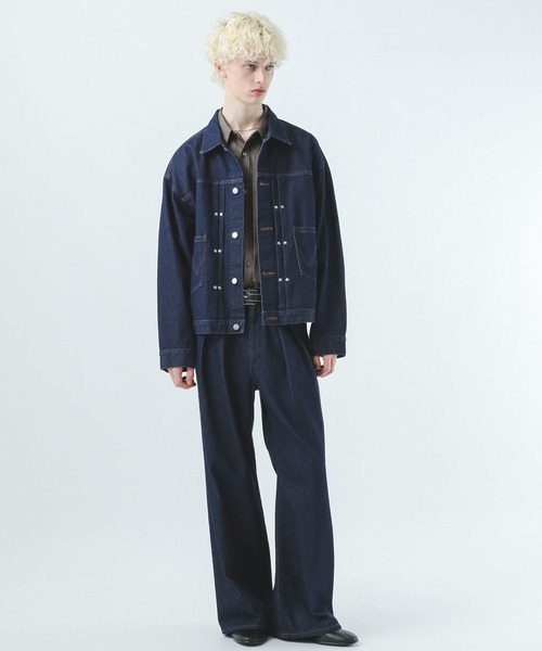 HARE Wranglerコラボ デニムジャケット Sサイズ 希少残りわずか HARE」が人気デニムブランド「Lee」と「Wrangler」の2ブランドと