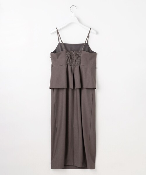 ANY SIS(エニィスィス)の「【2SET】ビスチェ ワンピース × ニット セット(セットアップ・レディース・黄土色系/ブラック系・X-LARGE)」の14枚目の写真