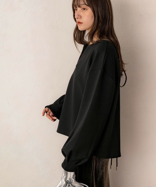 セール】【NOAHL】《accoさんコラボ》キーネックダンボールニット