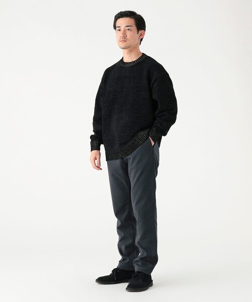 B:MING by BEAMS(ビーミングバイビームス)の「ウォーム スリム チノ パンツ<暖パン>(その他パンツ・メンズ・ブラック/チャコールグレー/ベージュ・S/M/L/XL)」の4枚目の写真