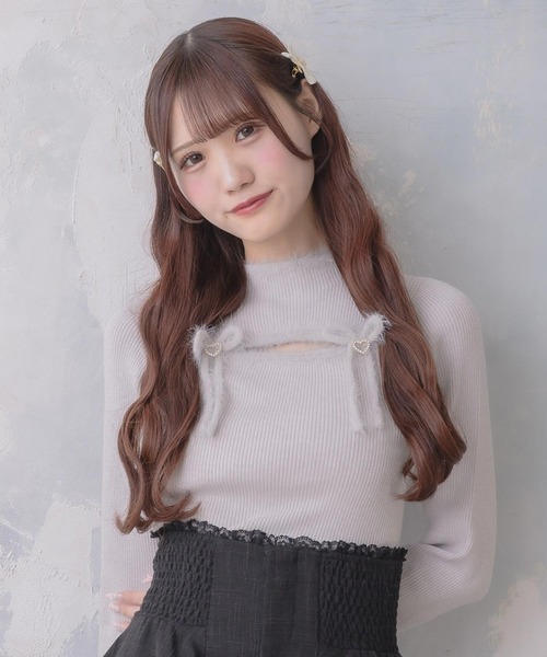 couture BY ROJITA(クチュールバイロジータ)の「デコルテ開きニット(ニット/セーター・レディース・グレー/ブラック/ホワイト・FREE)」の18枚目の写真
