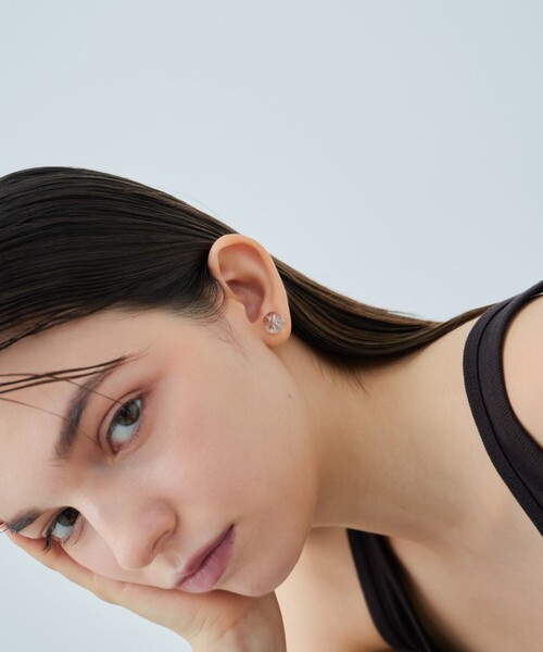 オーナメントピアス] スノードーム（ピアス（片耳用））｜ete（エテ