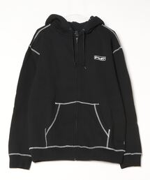 024【入手困難】ステューシー♧パイル刺繍ビッグロゴ　即完売品パーカー 即完売品】STUSSY センター 刺繍ロゴ パイル 入手困難 パーカー 希少